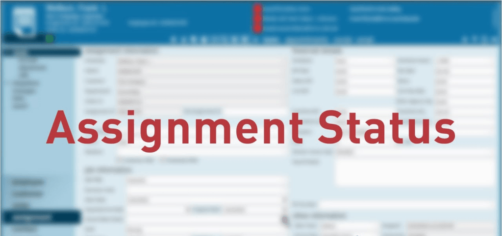 check your assignment status