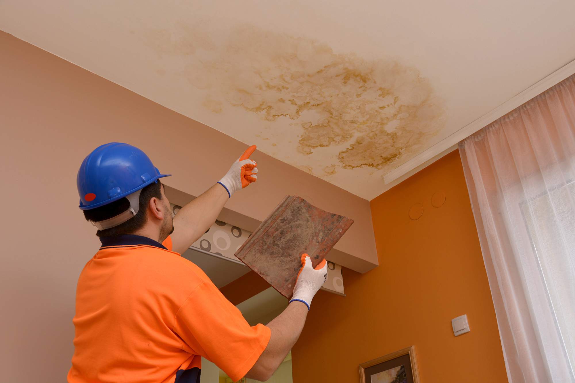 Ceiling Water Spots and Discoloration: Causes and How to Fix Them