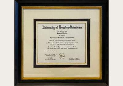 Helpful Tips for Framing Your Certificate or Award