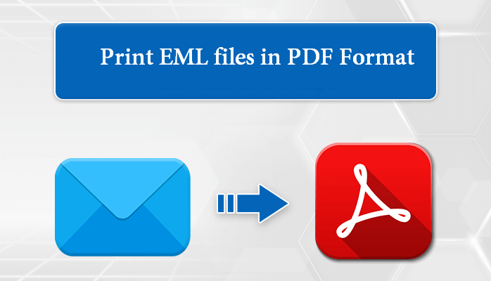 Print EML files as pdf format